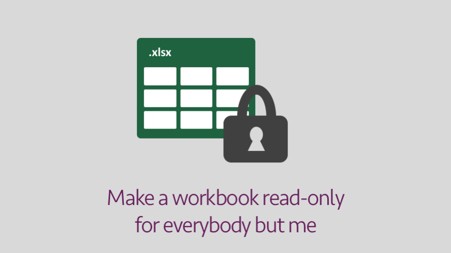 make excel read only